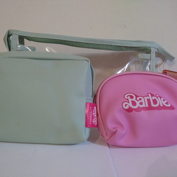 Barbie The Movie Set of Makeup Bags New Mexico Exclusive 🇲🇽 - Picture 3 of 8